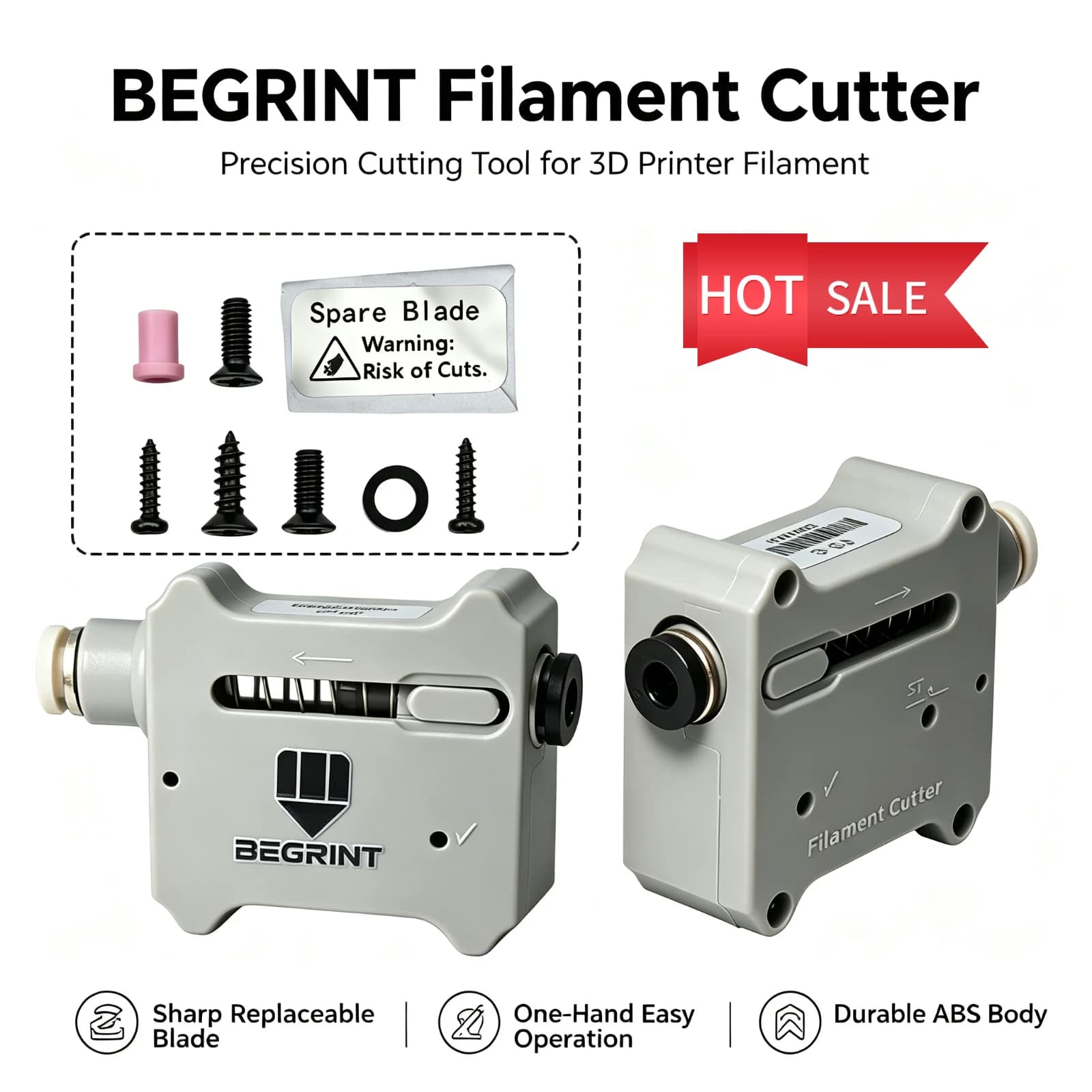 Automatic Filament Cutter Cutting Tool For Bambu Lab ELEGOO Anycubic QIDI FDM 3D Printer PLA ABS PETG TPU Filament Auto Cut