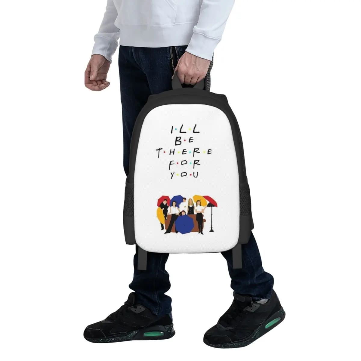 Zaino per studenti Friend TV Show, borsa da scuola, zaino da viaggio per escursioni, per uomo e donna, borsa a tracolla alla moda
