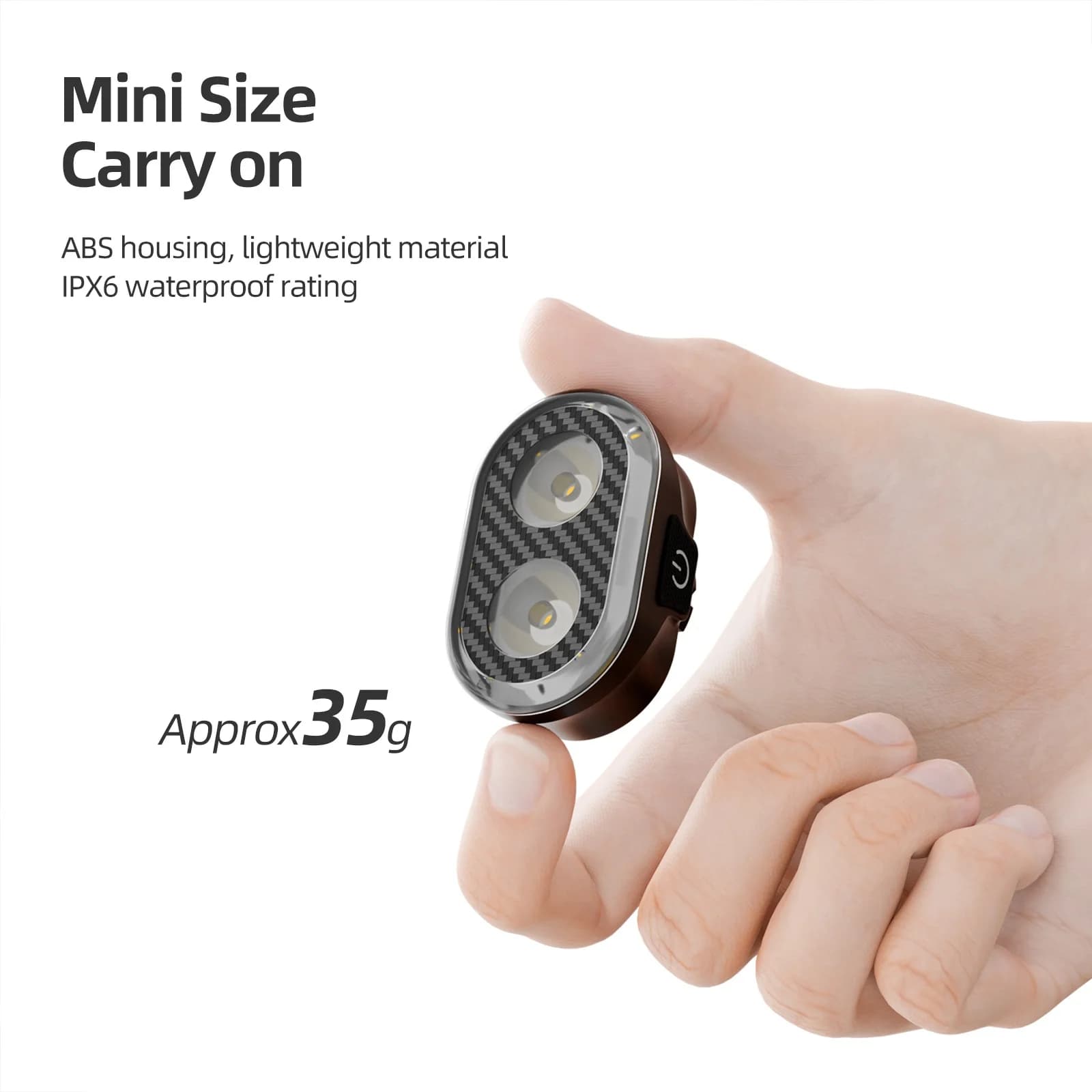 CYCLAMI Front Bicycle Light Waterproof Headlight Electric Flashlight Type-C Charge MTB Road Bike Lamp CY300