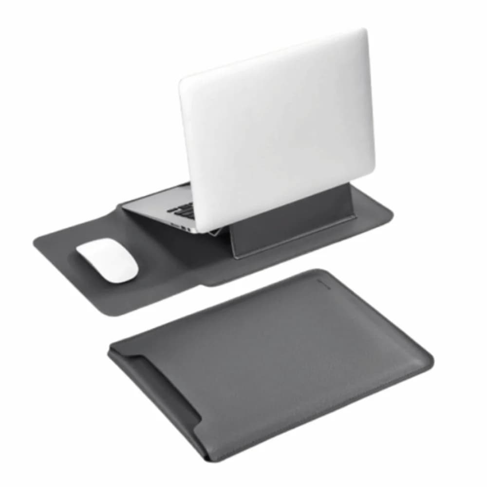 3 in1 Laptop Sleeve Bag Non-Magnetic Ultra Thin Laptop Stand Cover Large Capacity for 13-16inch Tablet Protective Pouch