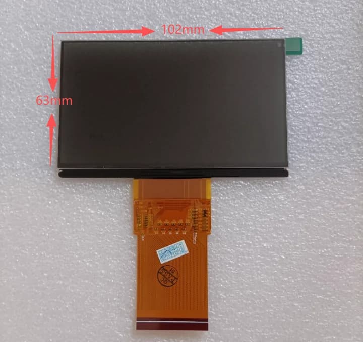 Schermo LCD per proiettore originale da 4,45 pollici RX058B-3700 FPX-RX058B-3400-V1