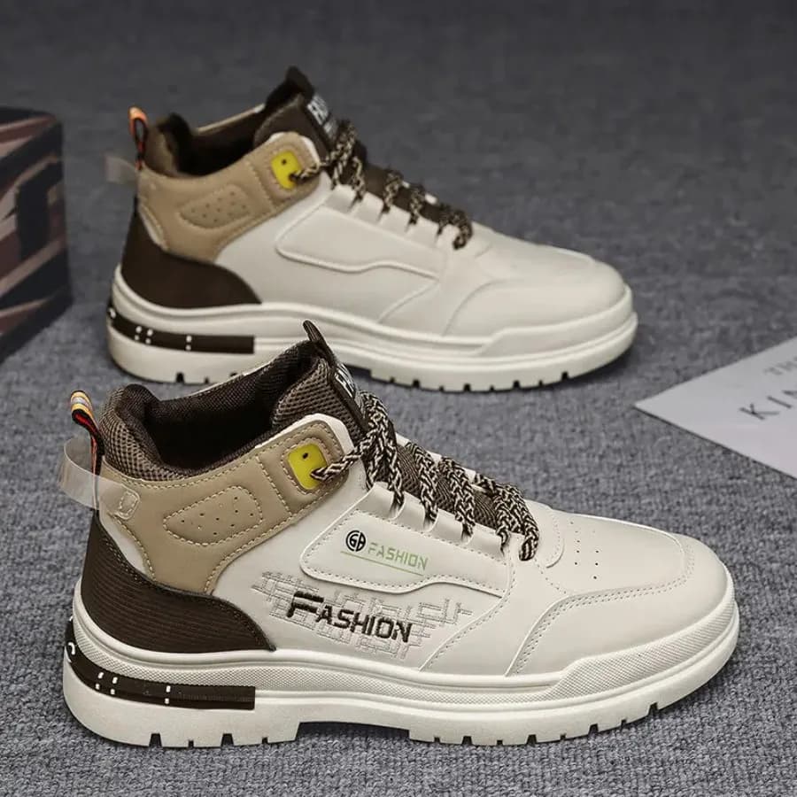 Scarpe da uomo con rialzo e plateau spesso - Suola e fondo antiscivolo - Sneakers casual resistenti per palestra e tutti i giorni