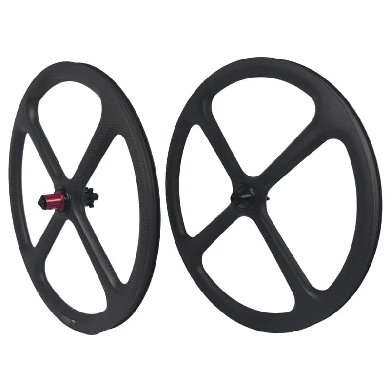 BIKEDOC 27.5er Ruota in carbonio a 4 raggi 650B Set di ruote per mountain bike Freno a disco