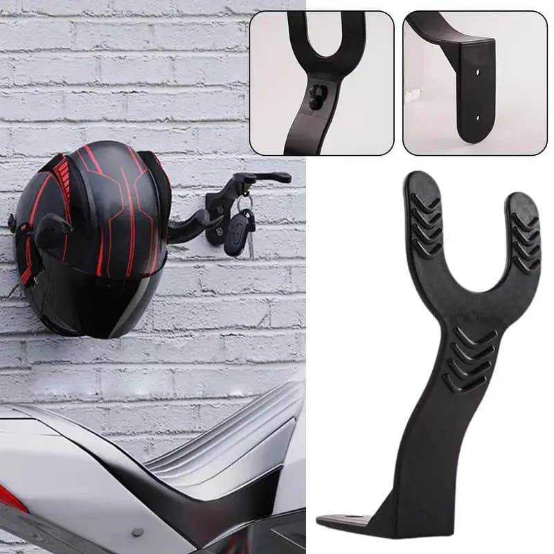 Wall mounted stand for electric/motor bike wall mounted stand without drill safety hook space saving hook to store objects