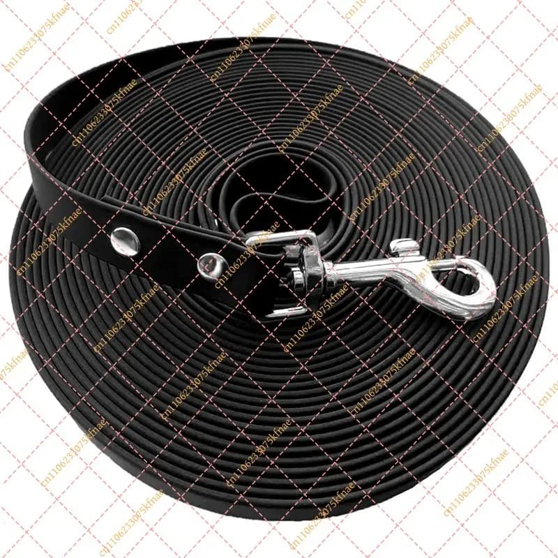 Heavy Duty Waterproof PVC Dog Leashes: Easy Clean Outdoor Pet Leads in 5m to 10m for All Sizes