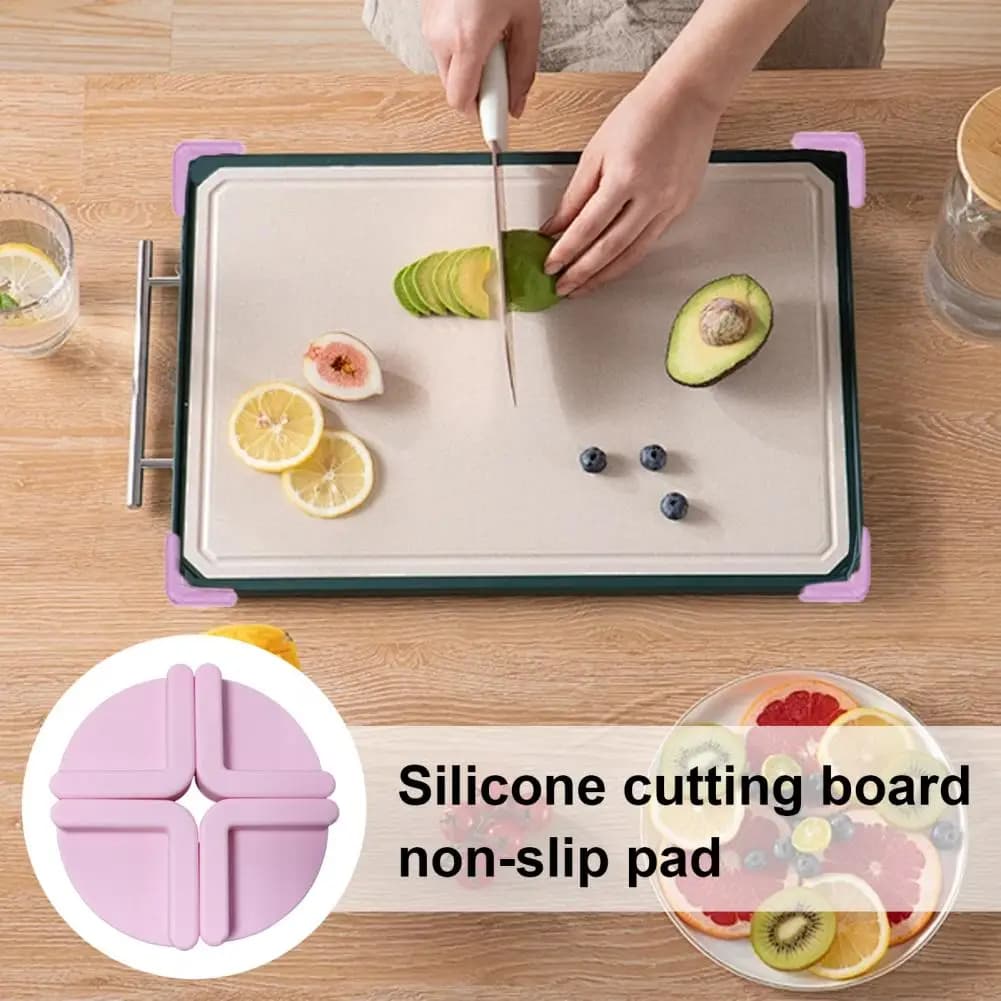 Cuscinetti per tagliere antiscivolo Piedini per tagliere in silicone antiscivolo per la sicurezza della cucina Prevengono lesioni di taglio Proteggi la cucina