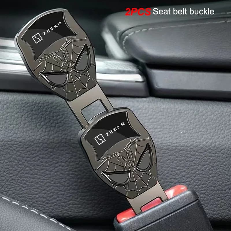 2PCS Auto Cintura di Sicurezza Clip di Estensione Spina di Sicurezza Auto Sedile Blocco Fibbia Per ZEEKR X Zeekr 001 ZEEKR 009 2022 2023 2024 Accessori