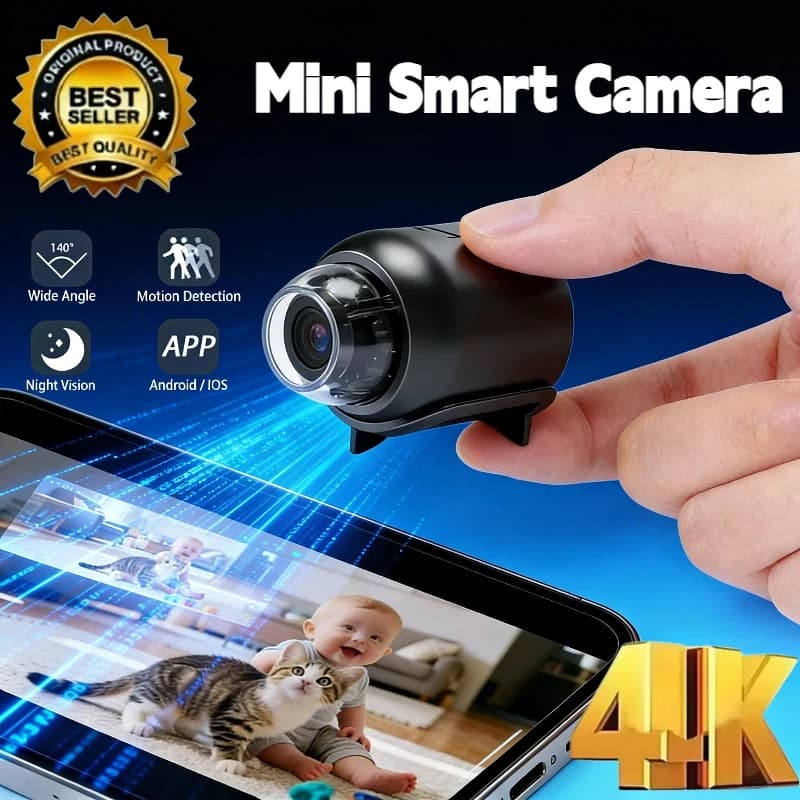Xiaomi X5 Mini telecamera 1080P Visione notturna chiara Telecamere premium portatili leggere Rilevazione movimento Telecamera di