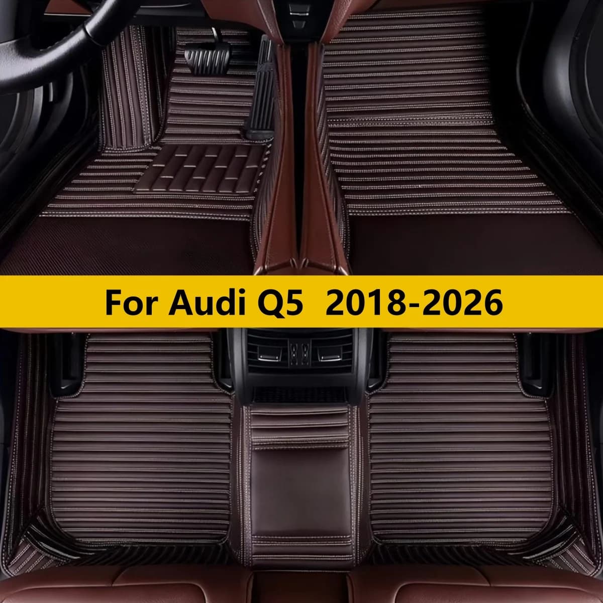 Tappetini Auto Personalizzati per Audi Q5 2018-2026, Accessori per Auto per Uomo e Donna