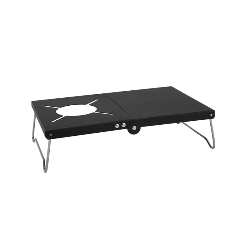 Tavolo pieghevole da campeggio all'aperto accessori per fornelli a ragno portatili in acciaio inossidabile tavolo da Picnic per Barbecue dal Design cavo sottile