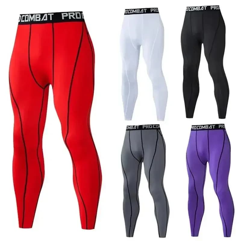 Men's Fishing Compression Ankle Leggings Running Sport Maschile Fitness Jogging pants Fast drying pants Training Yoga pants