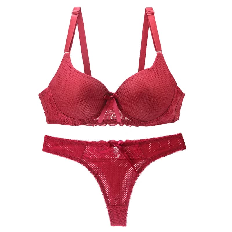 2023 Nuova Biancheria Intima Sexy Rosso Bianco Pnik Blu Nero Beige Lingerie di Grandi Dimensioni Gancio Occhio BCDE Coppa Set di Reggiseni Per Le Donne