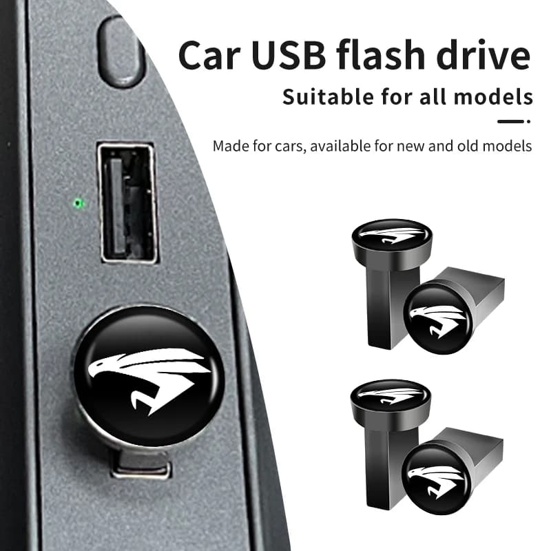 Auto USB Flash Drive Memoria di Stoccaggio Portatile Adesivo 32G/64G/16G Per Toyota Harrier Yaris Corolla Aygo Prius CHR Camry Auri