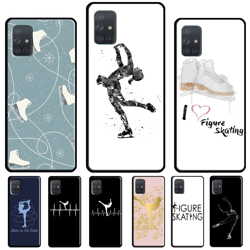 Custodia per pattinaggio artistico per Samsung A54 A34 A14 A24 A12 A22 A32 A42 A52 A51 A71 A50 A70 A13 A23 A33 A53 Cover