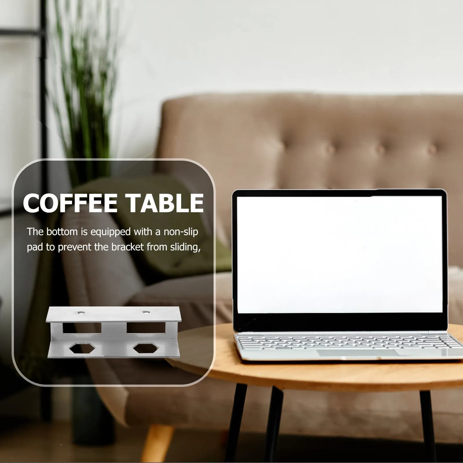 3Pcs Under Desk Laptop Storage Brackets Sturdy Laptop Holder Mount Shelf Stand for Computer Desk Bedroom Office Organizer