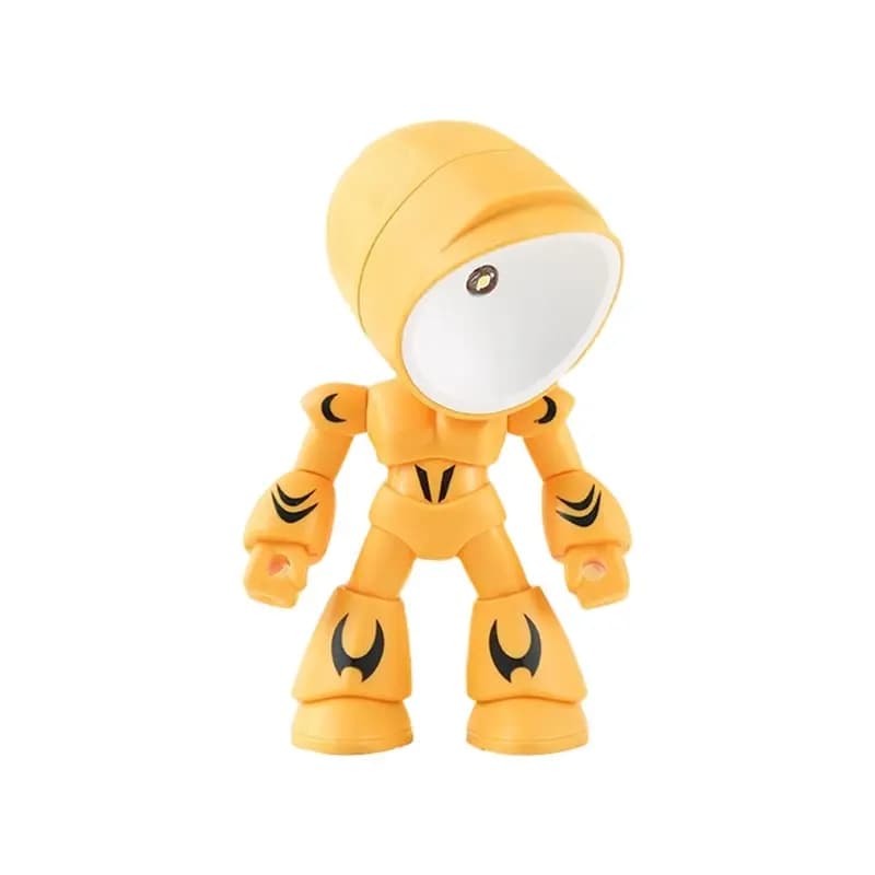 A96I-Lonely Robot Cartoon Cute Mini Robots LED Night Lamp LED Light For Boy Girls Bedroom Home Decorations E
