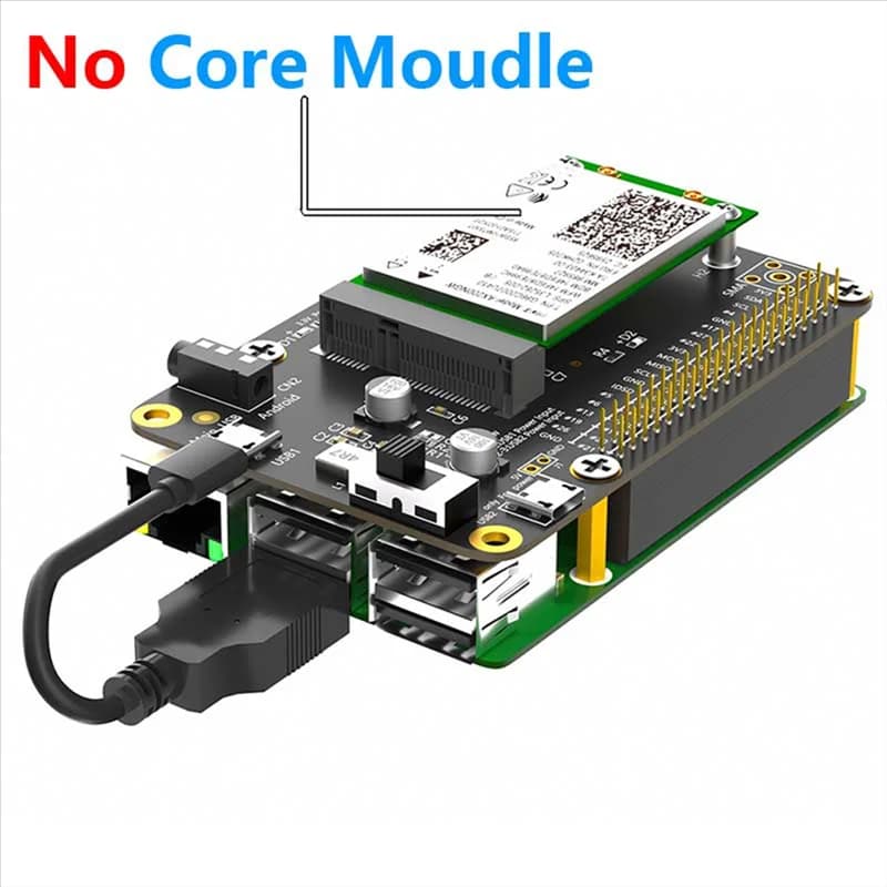 Per Raspberry Pi 3G/4G/LTE HAT Mini Pcie Modulo di Espansione 40GPIO Per ARTIK/Rock64/Asus Tinker/Latte Panda