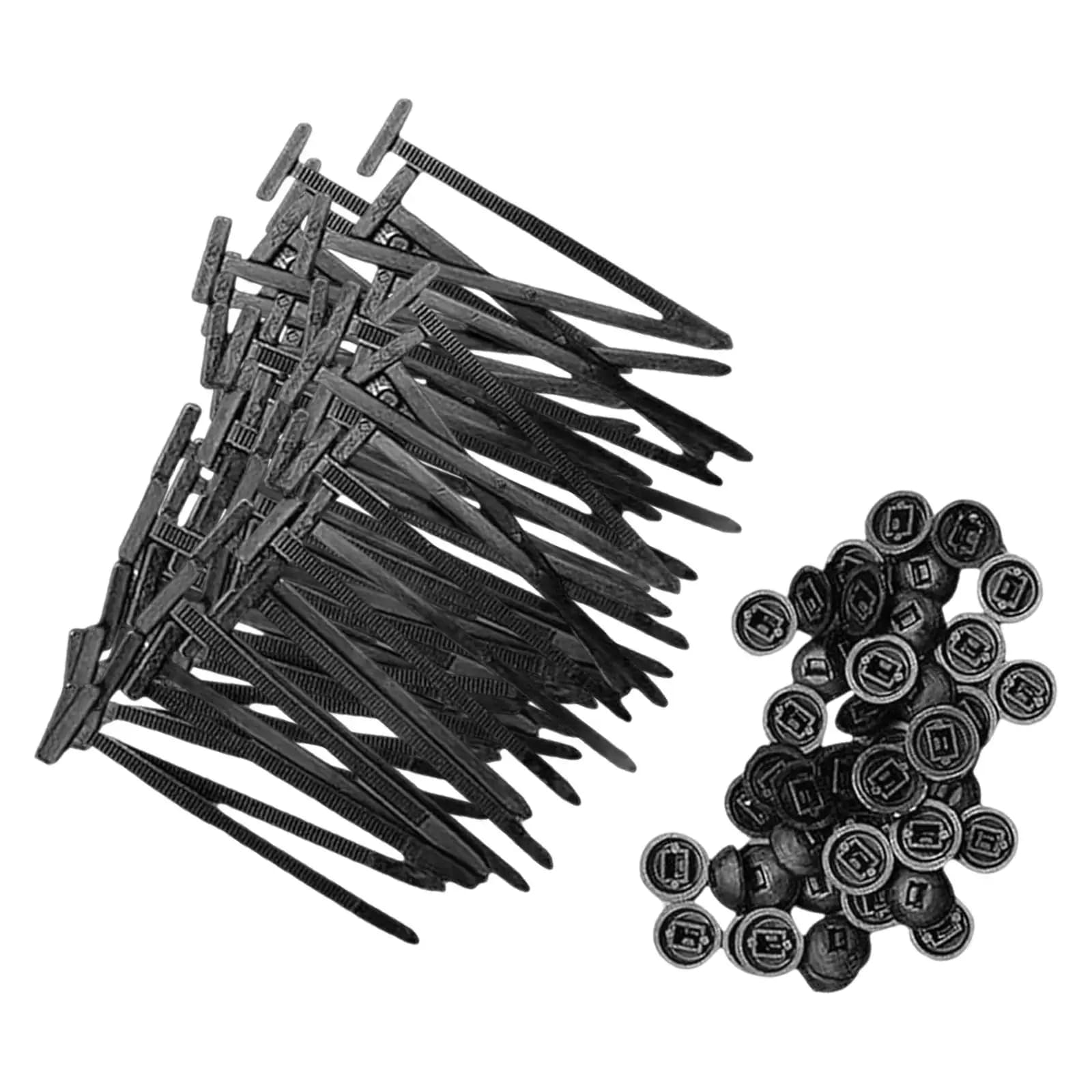 50 fascette per cavi in nylon Fascette autobloccanti Sostituisci direttamente Fibbie per fascette in nylon per autoveicoli premium facili da installare Accessori per auto