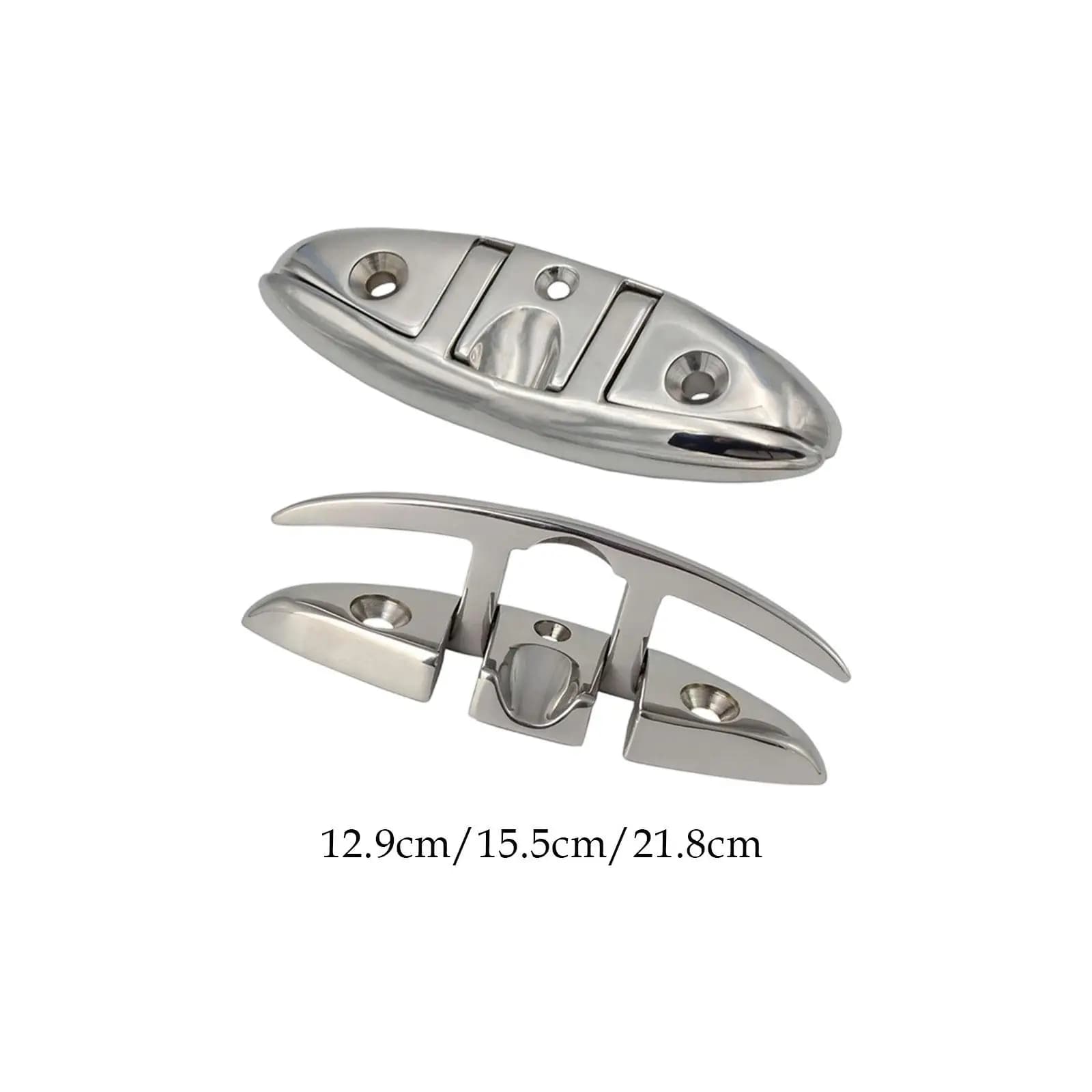 Bitta per banchina per barche Hardware di ormeggio pieghevole in metallo in acciaio inossidabile ribaltabile per barche e yacht ancorati