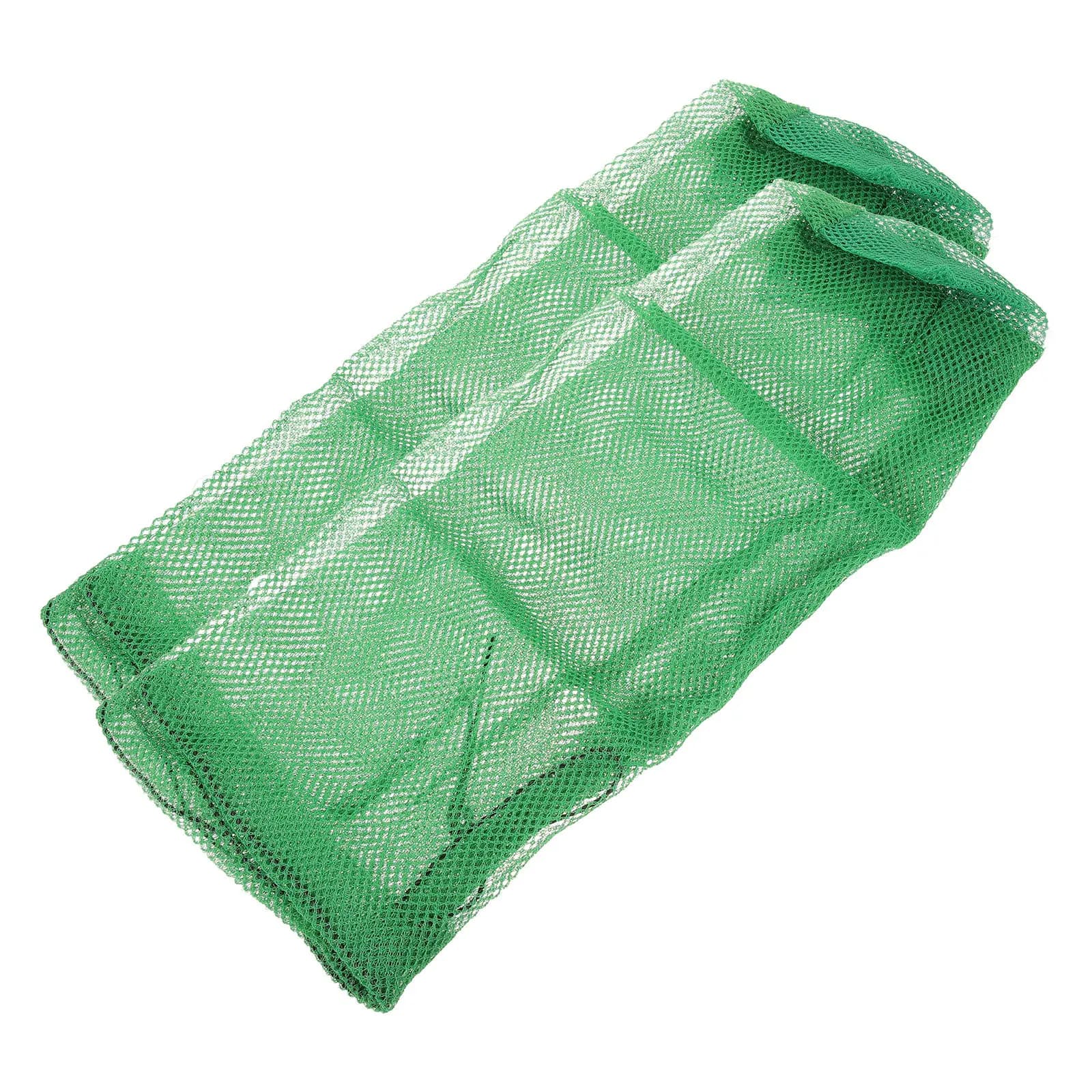 2Pcs Nylon Fishing Net Bags Portable Lightweight Drawstring Fish Storage Net Quick Dry Wear Resistant Large Capacity Fishing