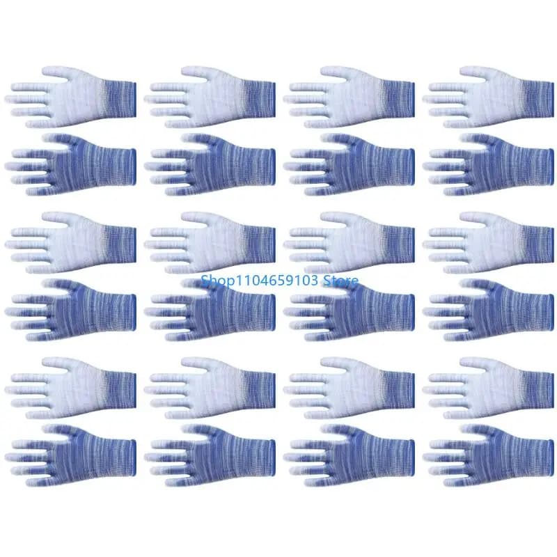 Guanti da lavoro sicurezza da 12 paia Guanti traspiranti impermeabili Guanti rivestiti in lattice