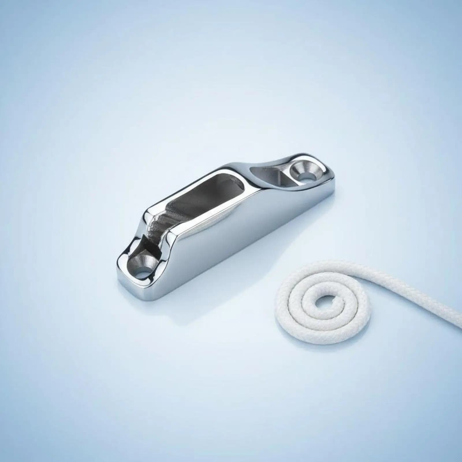 Stainless Steel Grip Cleat Rust-Resistant Grip Cleat Sailing Rope Marine Fastener for Sailors, Boaters, Sailboat, Yacht, Kayak
