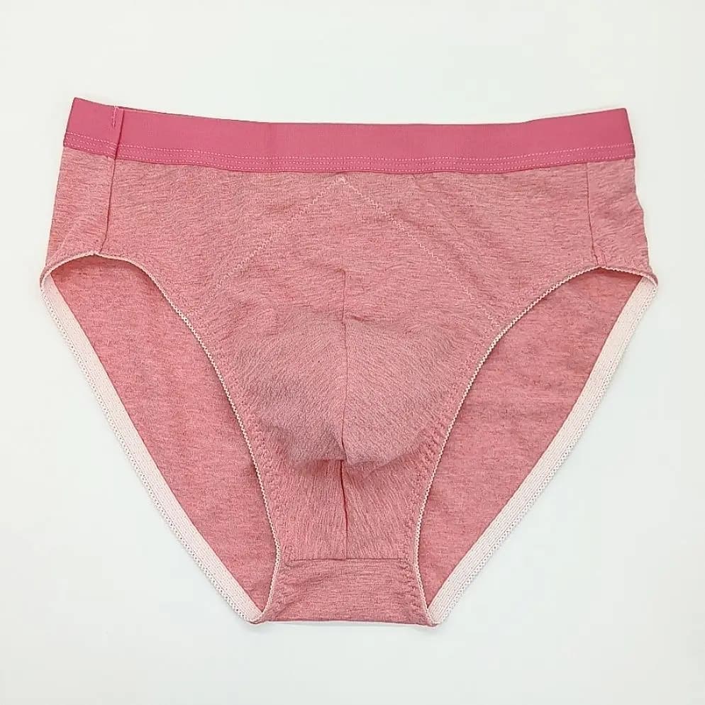Pantaloni a triangolo in puro cotone a vita media da uomo, morbidi e traspiranti, comodi slip sportivi, biancheria intima sexy in tinta unita, regali BF