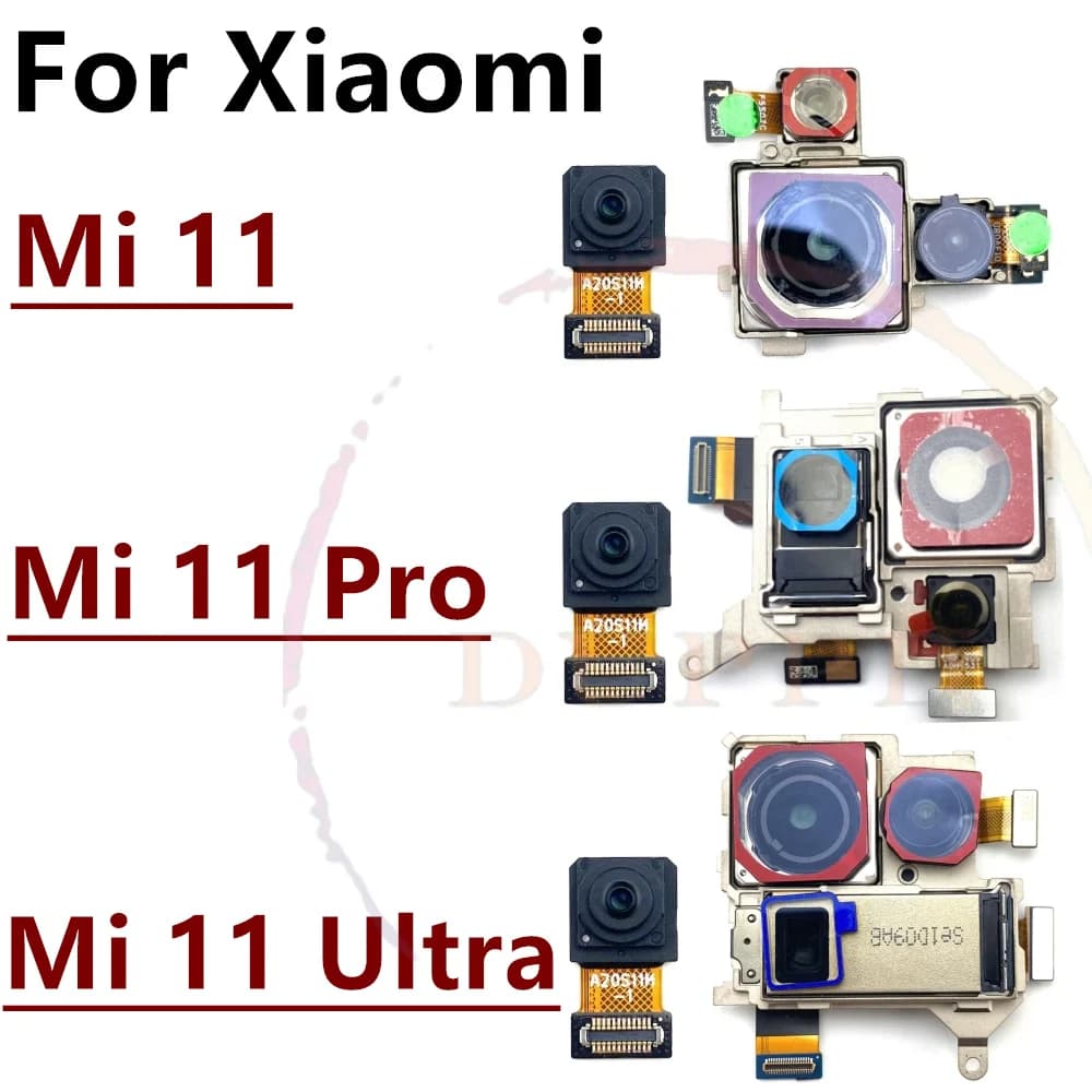 Fotocamera posteriore anteriore per Xiaomi Mi 11 Pro Ultra 11pro 11 Selfie ultra frontale rivolto verso il retro modulo fotocamera principale Flex Parts
