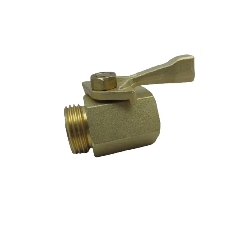 Heavy duty brass closure valves for efficient water control and anti-loss technology for garden pipes