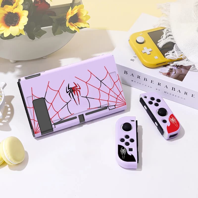Custodia protettiva Demi Spider Spider per Switch Oled, cover sottile in TPU morbido per console Nintendo Switch, accessori di gioco NS