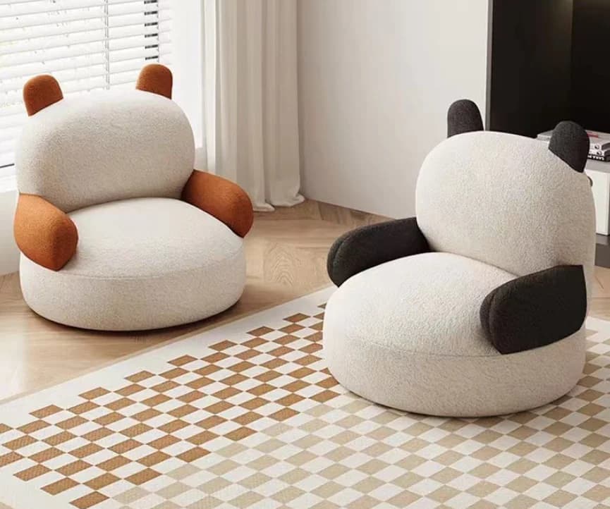 Sgabello basso intrecciato per la casa, panca flessibile, sgabello per bambini da soggiorno, cuscino lombare e cuscino per seduta per neonati