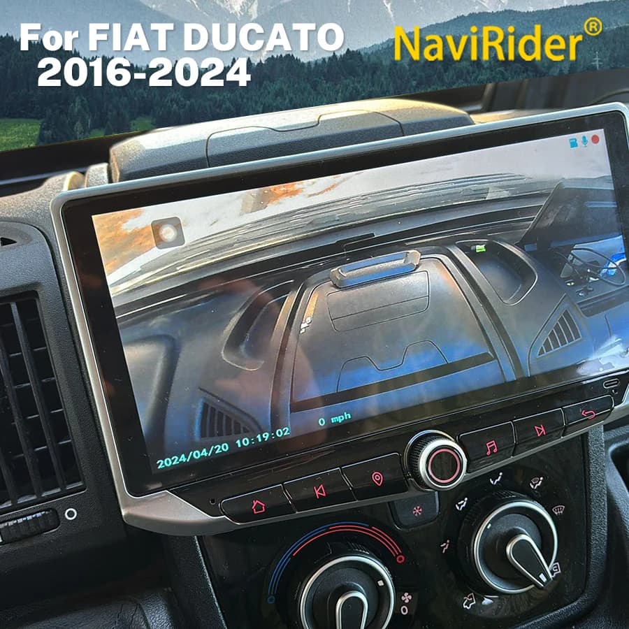 10.88 pollici Per FIAT DUCATO 2016 2017 2018 2022 Centrale Multimedia Autoradio WIFI Bluetooth GPS DSP CarPlay Autoradio Qled Schermo
