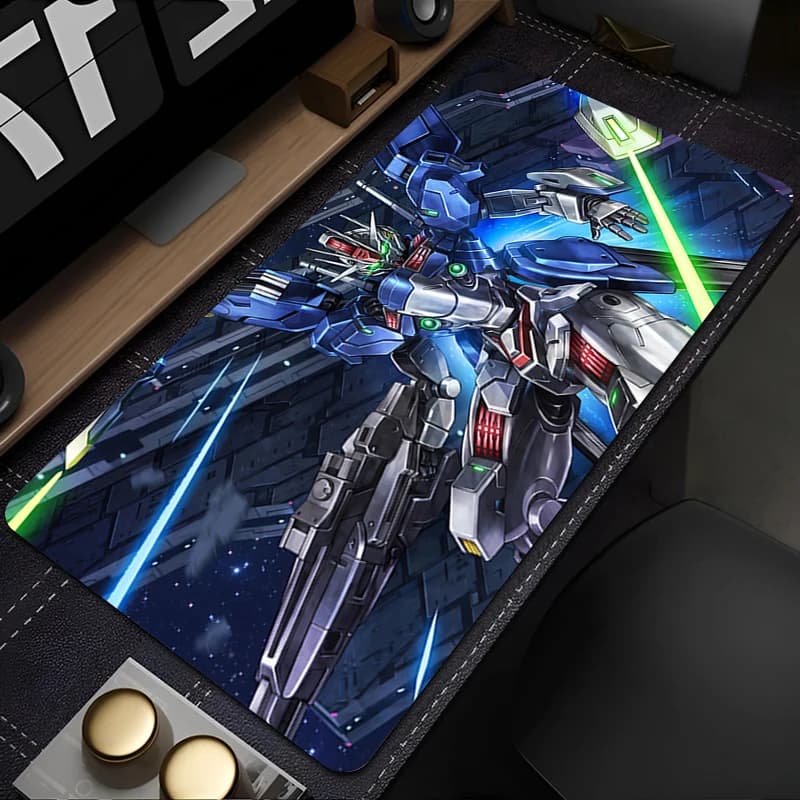 Tappetino per mouse Meccanico Warrior Gundam Aerial Xxl Tappetino per tastiera Tappetino esteso Tappetino per scrivania in gomma Tappetino per mouse da scrivania antiscivolo Tappetino per mouse da gioco