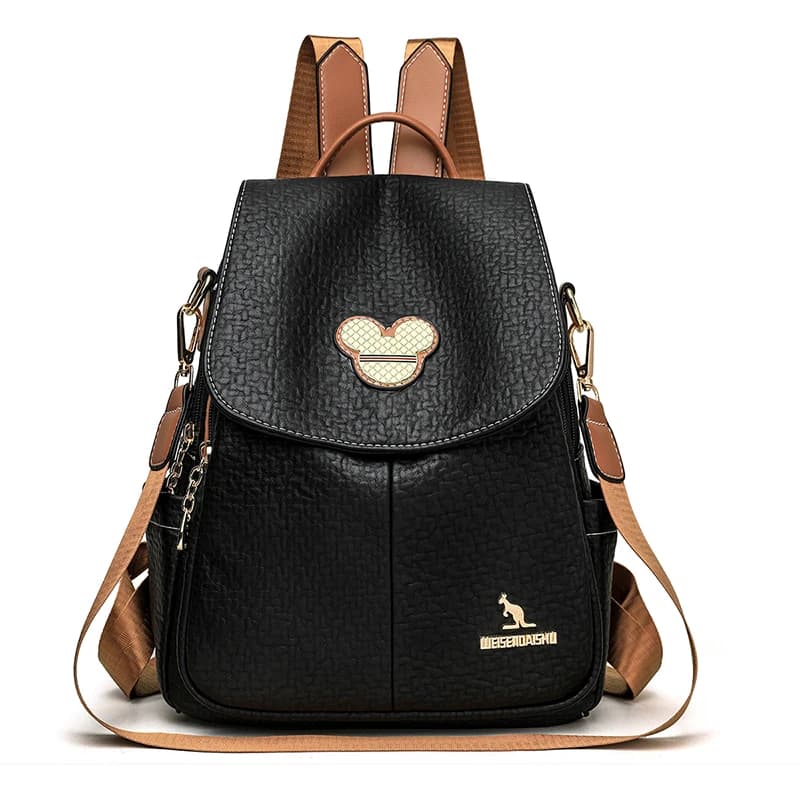 2024 Zaino da viaggio di lusso Borsa da scuola di moda Tasche multiple Zaino classico da donna di marca in pelle Ragazze Mochilas Feminina