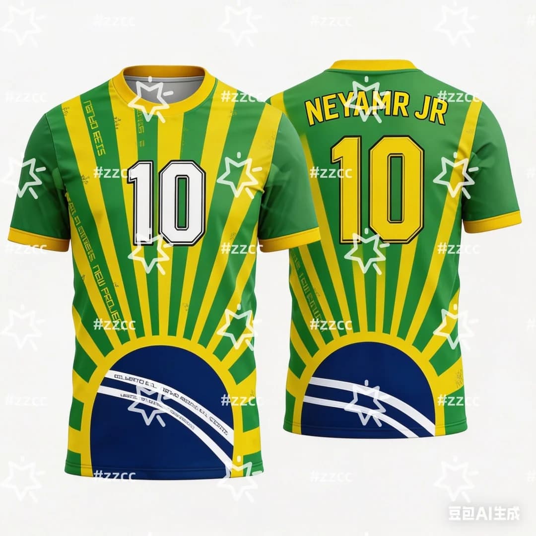 Maglia da Calcio 2026 Neymar Brasile Kit Partita e Allenamento Estivo Sportivo T-Shirt Uomo Abbigliamento Bambino Donna Y2K