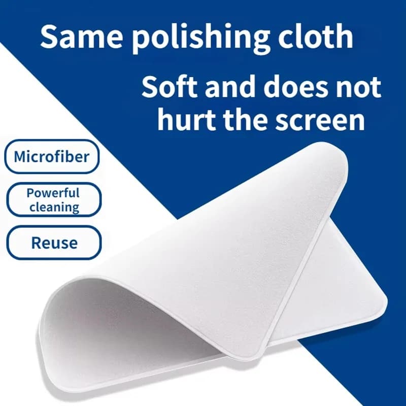 Universal Polishing Cloth Wipe Cloth For Apple iPhone Watch iPad Mac Display Delicate Cleaning Cloth Dust Remover Polish Cloth