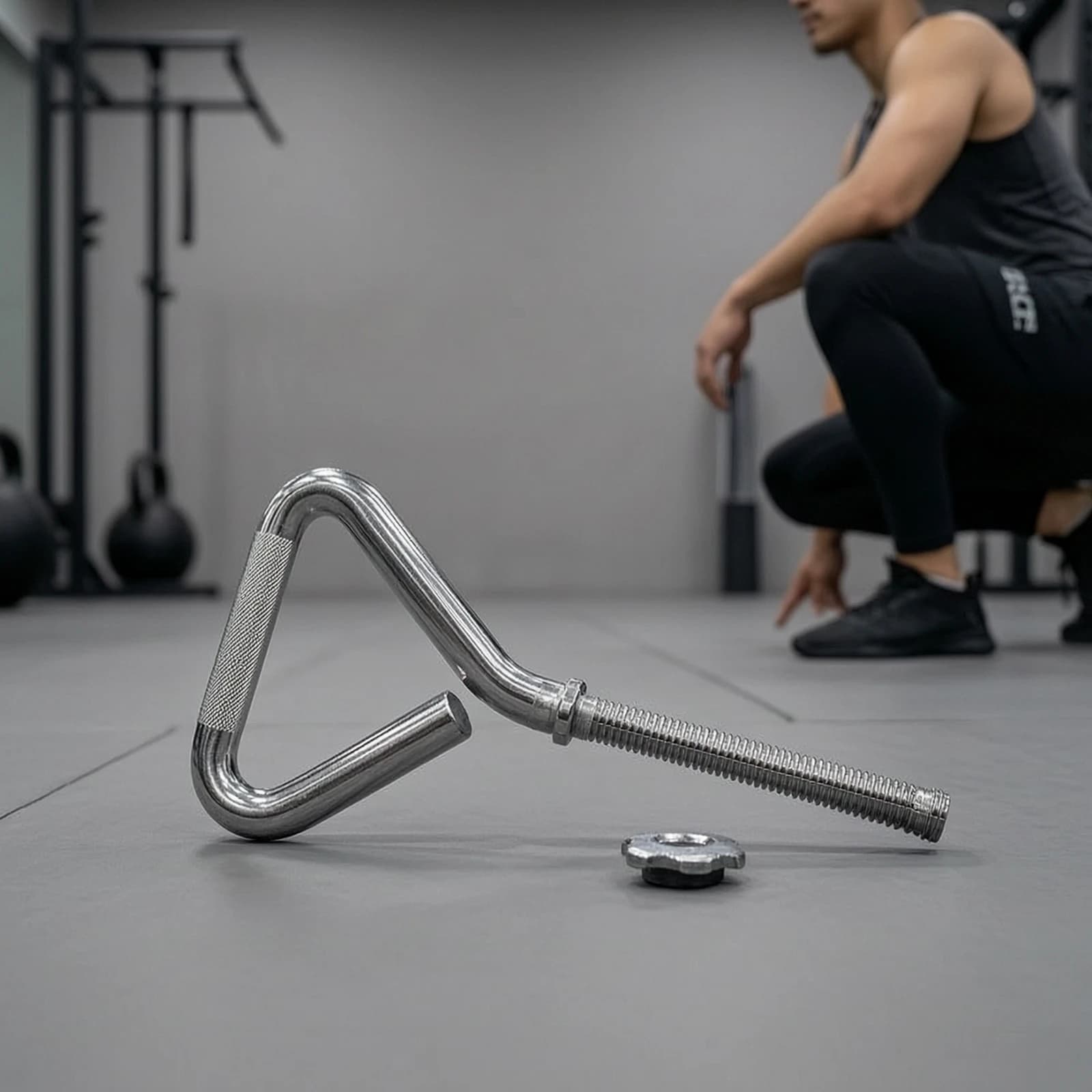 Kettlebell Handle Attachment Secure Adjustable Kettlebell Handle Weight Training Accessory Sturdy Strong for Fitness Enthusiasts