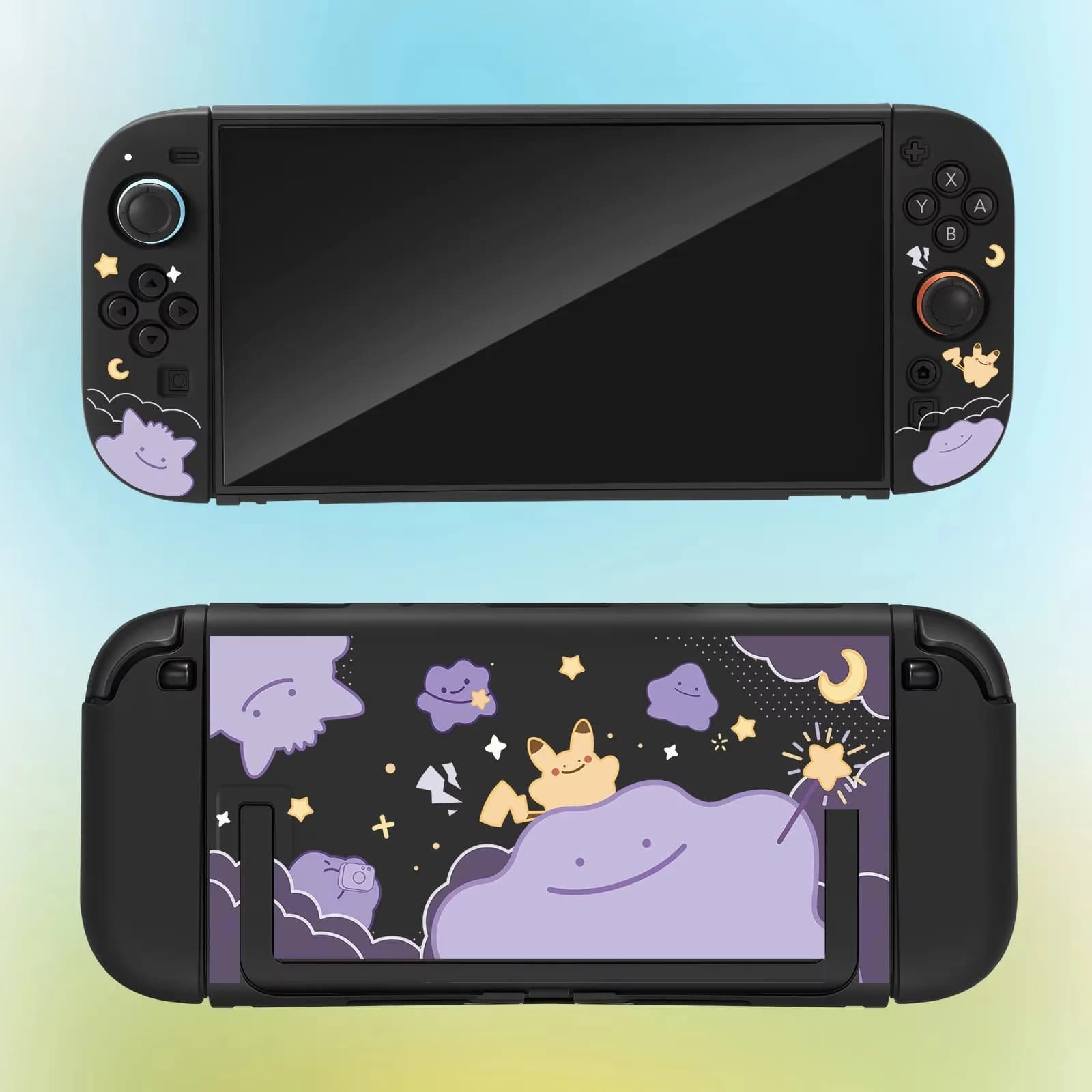Hot! Switch matte hard shell protective case Ditto pattern suitable for NS2 Joy Con handheld game console accessories peripheral