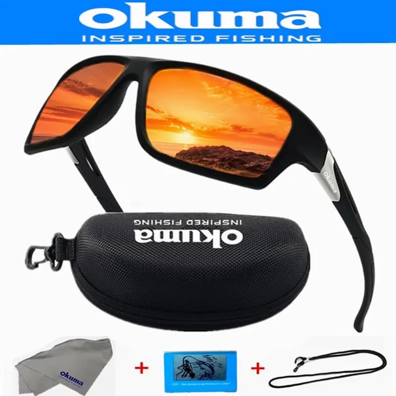 Okuma New Polarized Fishing Sunglasses UV400 Cycling, Driving, Hunting, Outdoor Sports Equipment Available in 5 Colors