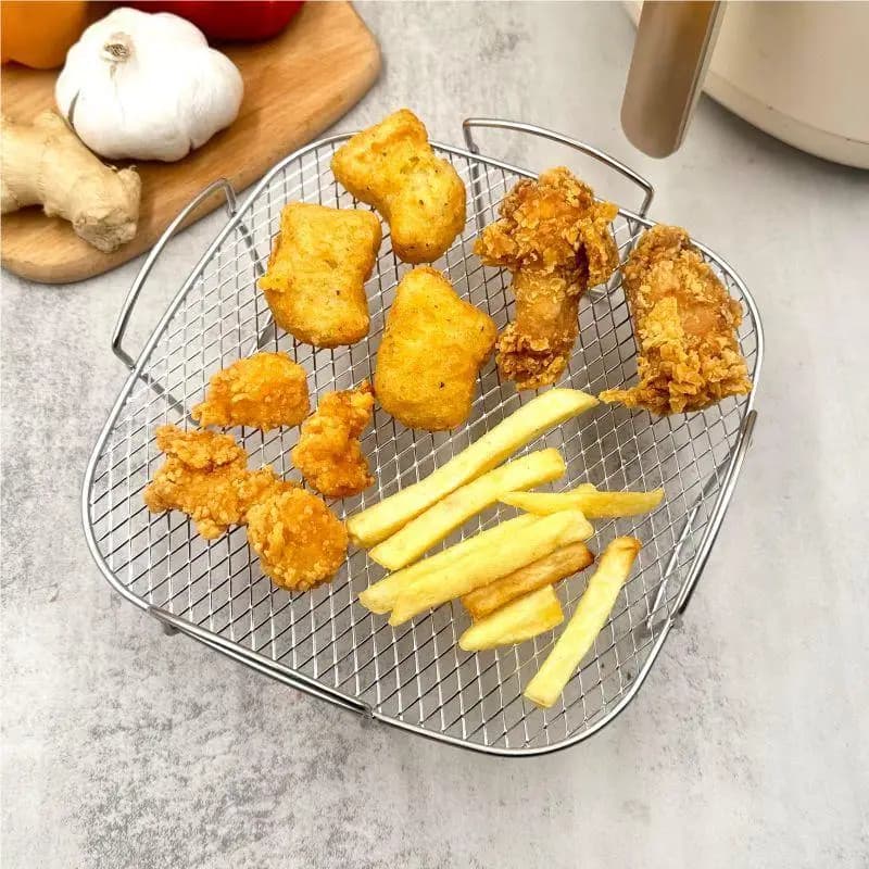Multifunctional Roasting Rack Compatible Airfryer Dehydrator BBQ Rack Steamer Roasting for Air Fryer Accessories Cooking Tools