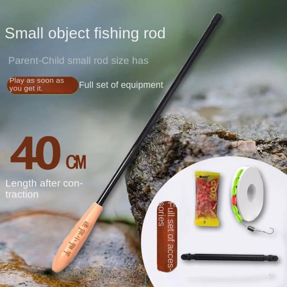 Canna da pesca telescopica Canna da pesca in fibra di vetro Canna da lancio Canna da pesca Set di mulinelli Set di esche Ganci Asta di alimentazione Combo Pesca da viaggio