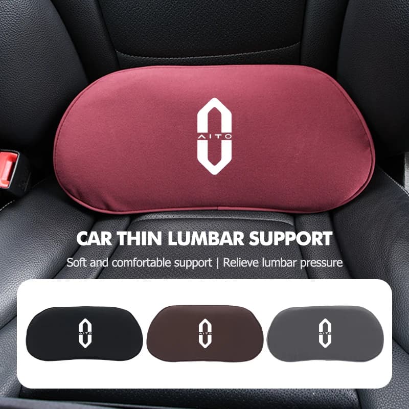 Car Seat Headrest Lumbar Support Protective Pillow Waist Cushion For Aito M5 M7 2022 2023