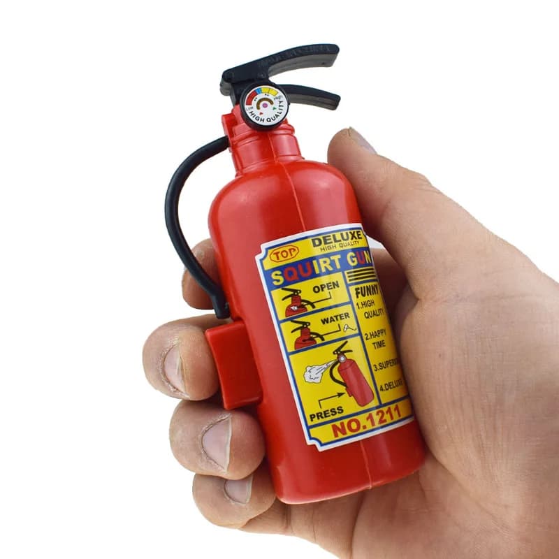 Romanzo interessante simulazione Mini estintore modellazione pistola ad acqua giocattolo per bambini estate pistola ad acqua giocattolo giocattoli per bambini