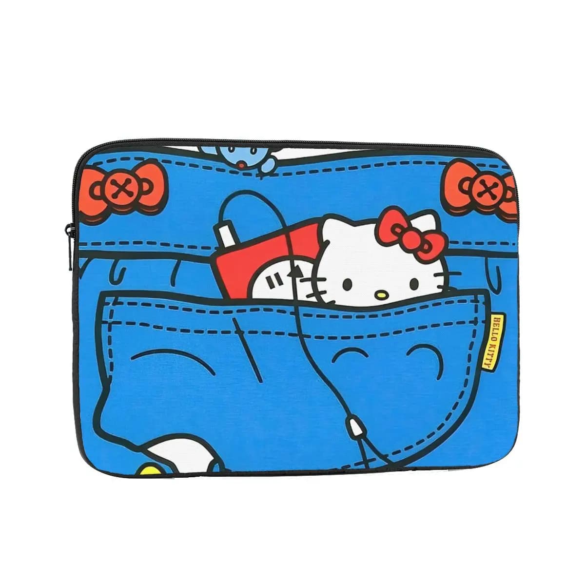 Custodia per laptop Hello Kitty In The Pocket, custodia per notebook da 10, 12, 13, 15, 17 pollici, custodia antiurto