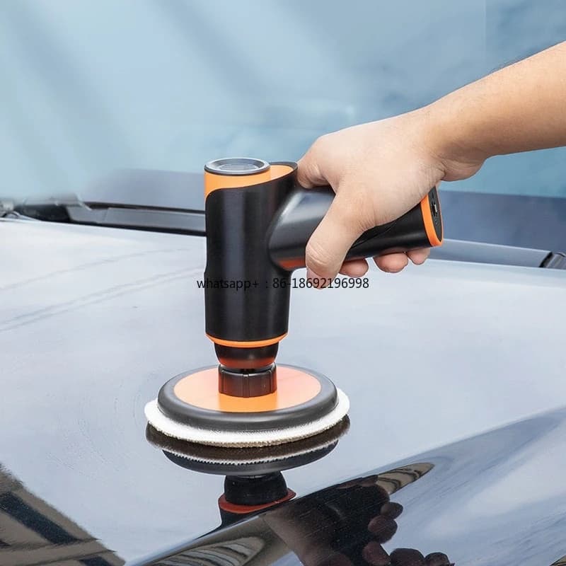 Lucidatrice per Auto Senza Fili, Mini Lucidatrice per Ceratura, Levigatrice per Bellezza Auto, Sigillante per Smalto, Riparazione Graffi, Macchina Tutto-in-uno per Lucidatura