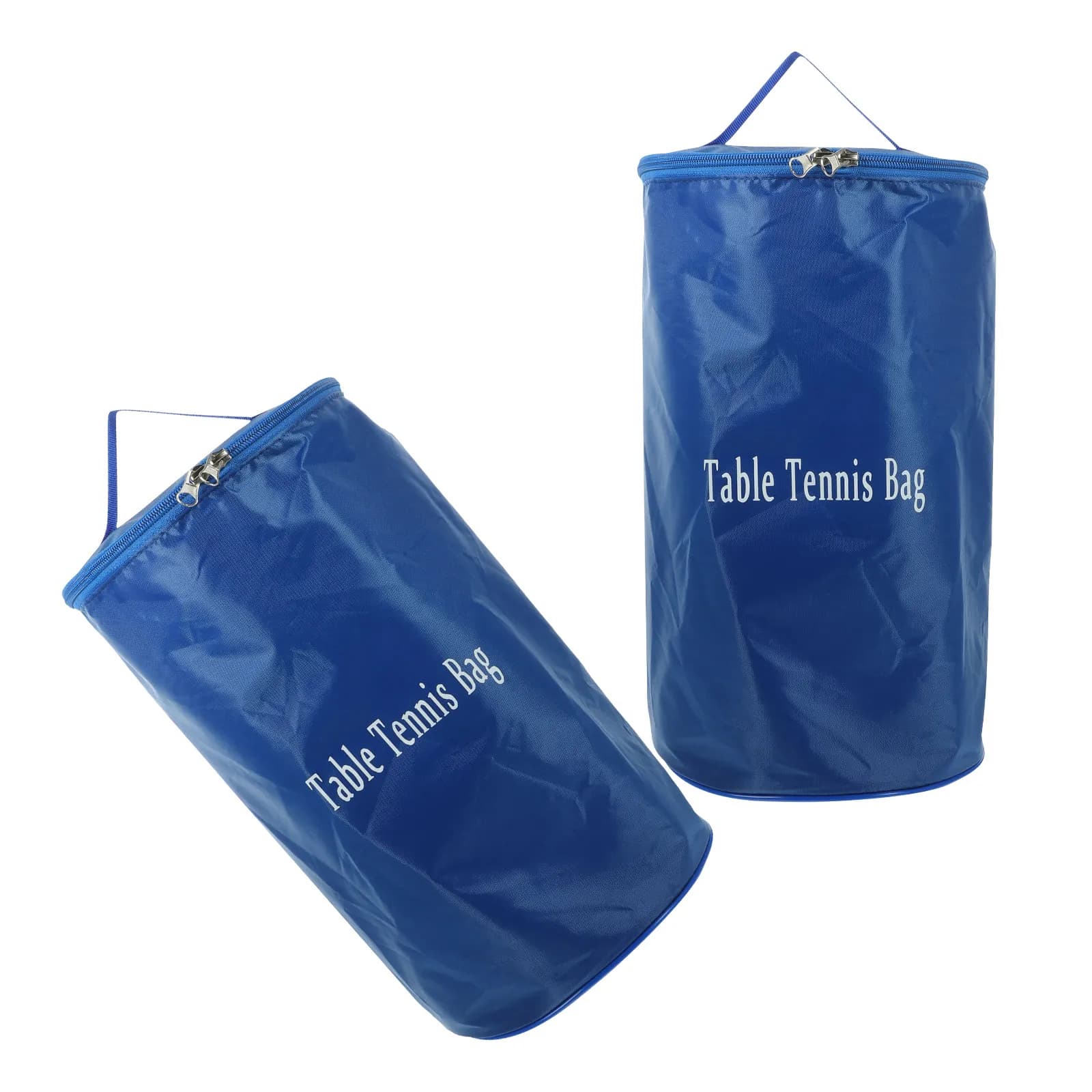 Table Tennis Paddle Bag 2 Piece Portable Oxford Cloth Racket and Ball Storage Case for Training Club