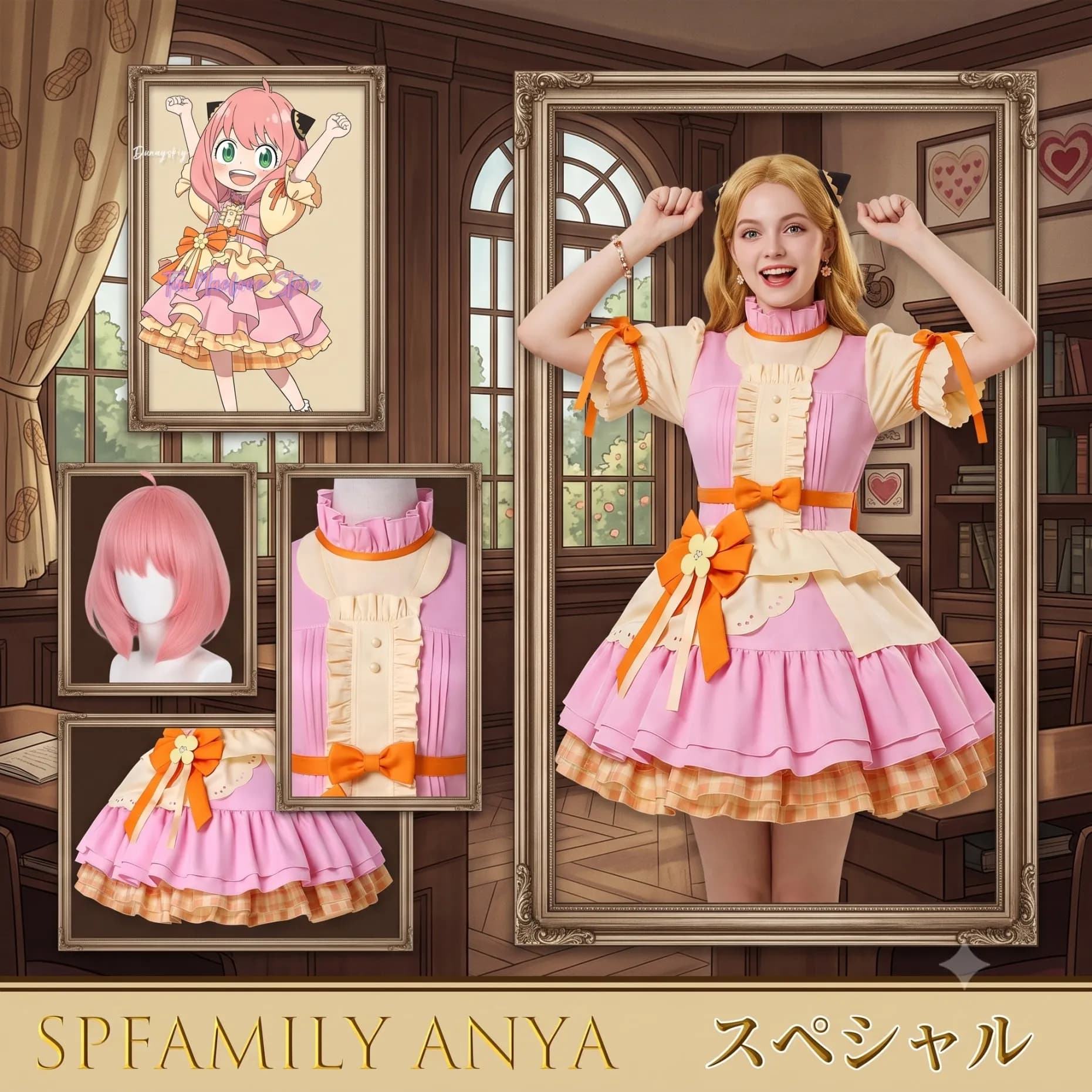Season4 Yor Anya Lloyd Cosplay Costume Shooting Family Theme Roleplay Stage Anime Character Outfit Halloween Comic Con