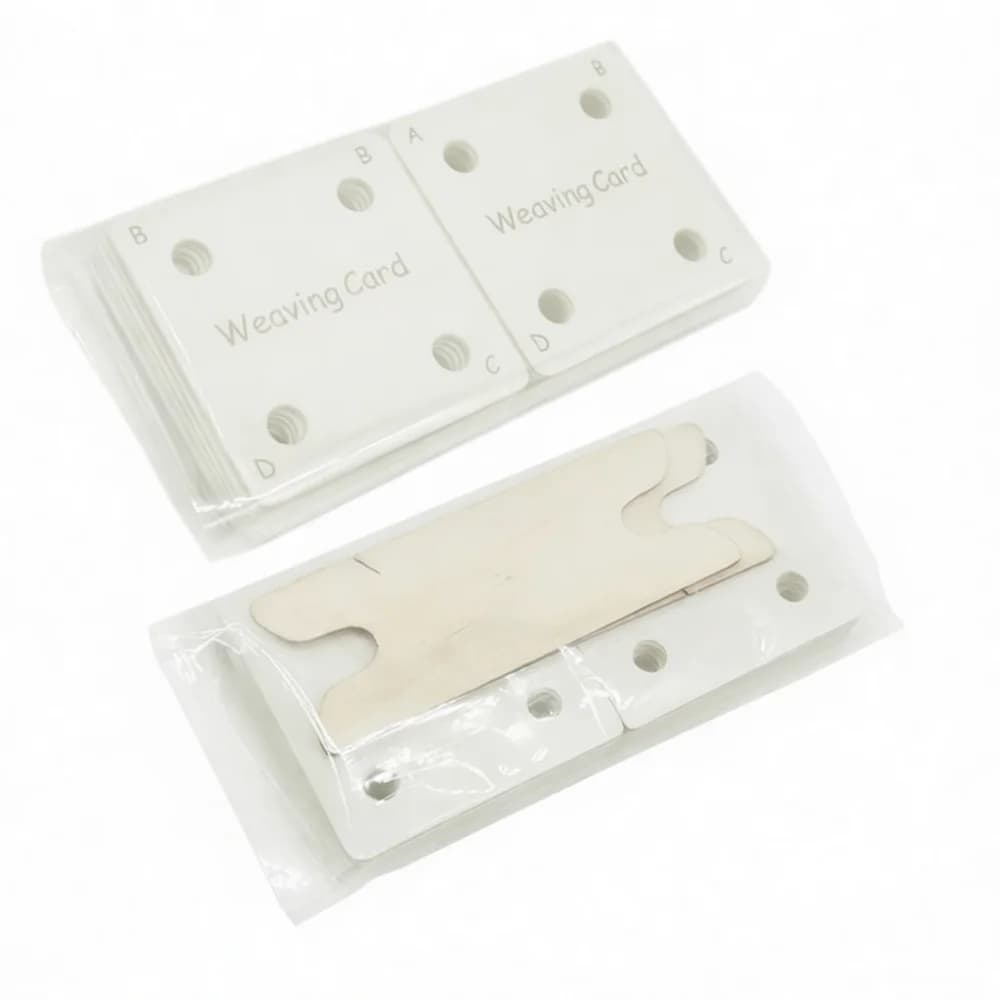 Professional Tablet Weaving Cards Set Loom Tool Braiding Supplies Belt Making DIY Craft Accessory For Artists