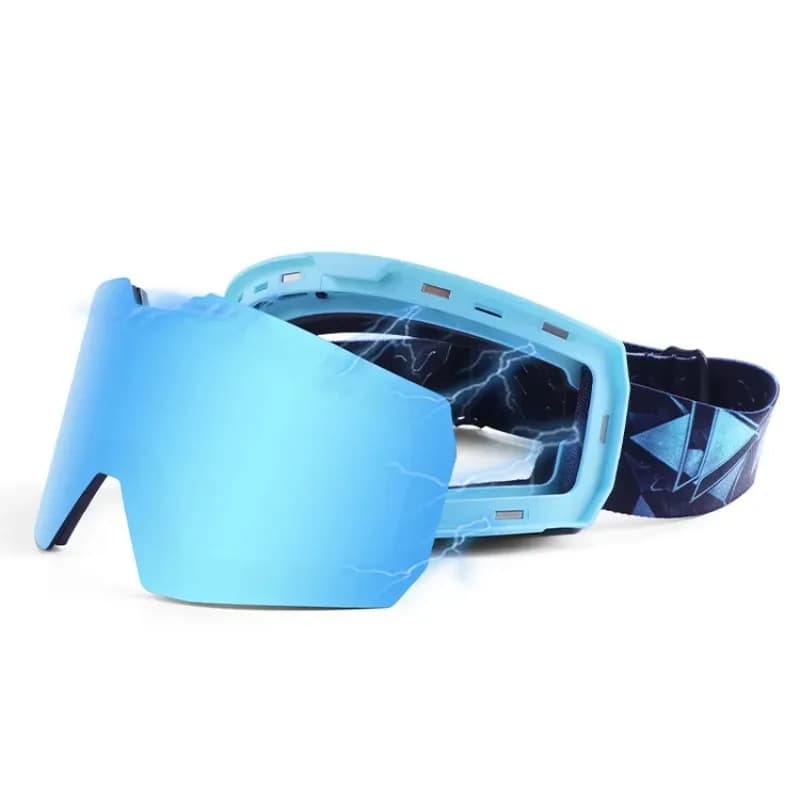 Airo Ready to Ship Protection TUP Frameless Skiing Snowmobile Magnetic Triple Layer Sponges Anti Fog Winter Snow Ski Goggles