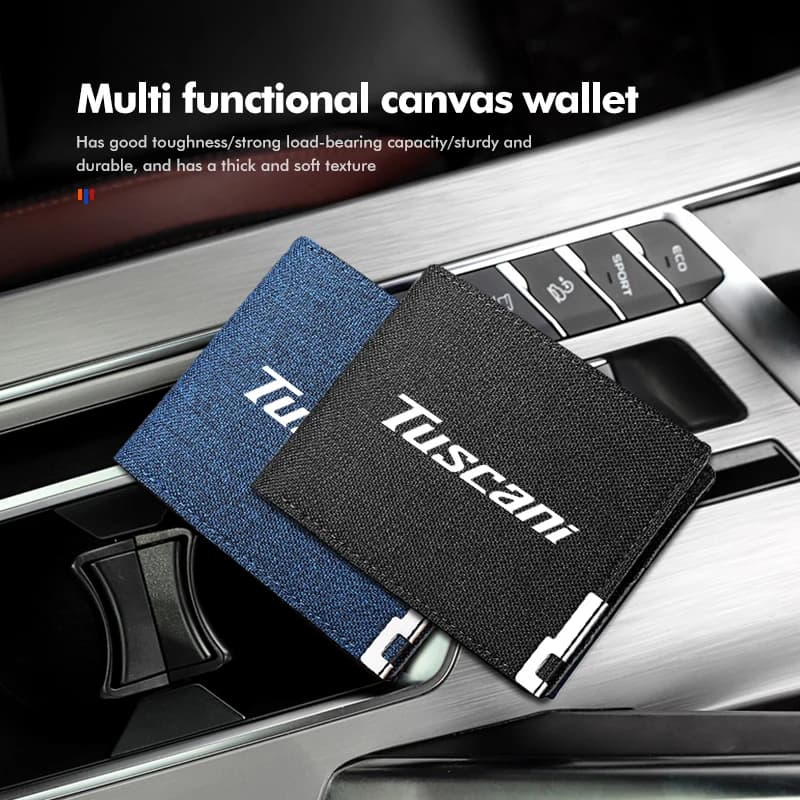 Leather Car Driver License Wallet ID Card Coin Business Purse For Hyundai Tuscani Coupe Tiburon 2004 2005 2006 2007 2008 2009